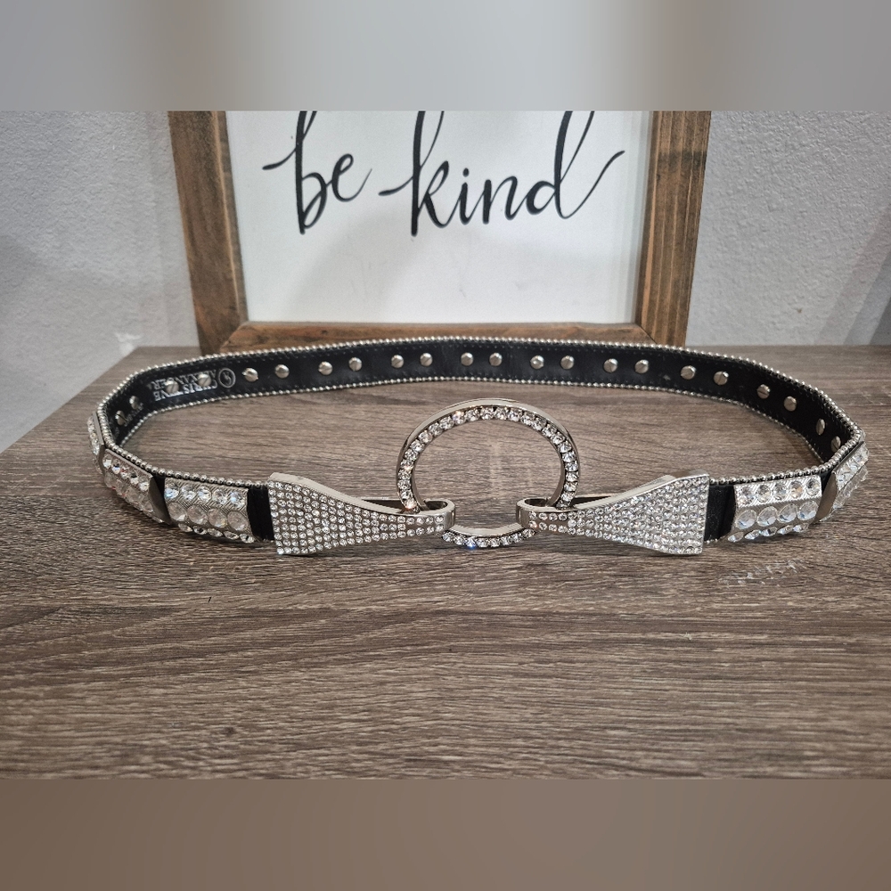 Christine Alexander Silver  Belt with Silver Accents Excellent Condition